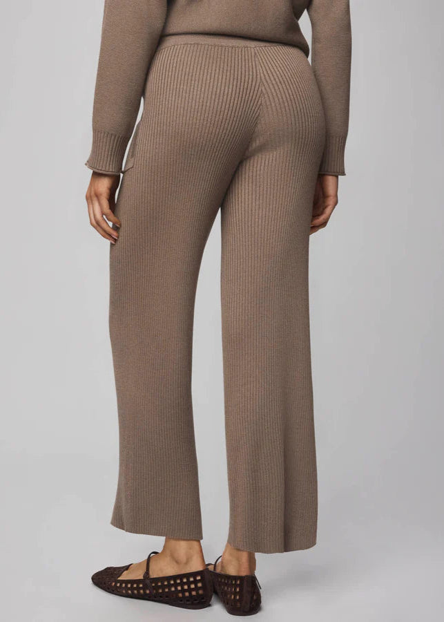 Splendid Georgie Rib Pant Brown
