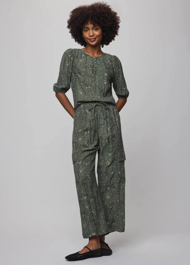 Splendid Versailles Floral Pant Vine Floral Print