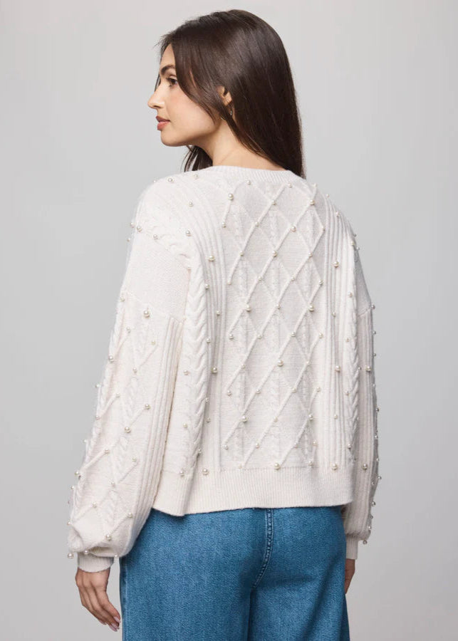 Splendid Demi Pearl Sweater Pale Oak