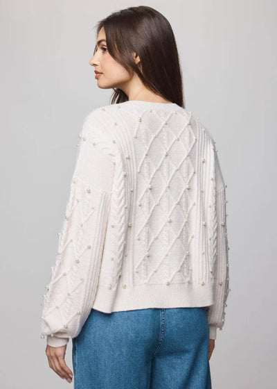 Splendid Demi Pearl Sweater Pale Oak