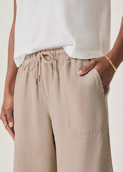 Splendid Angie Crop Wide Leg Fawn