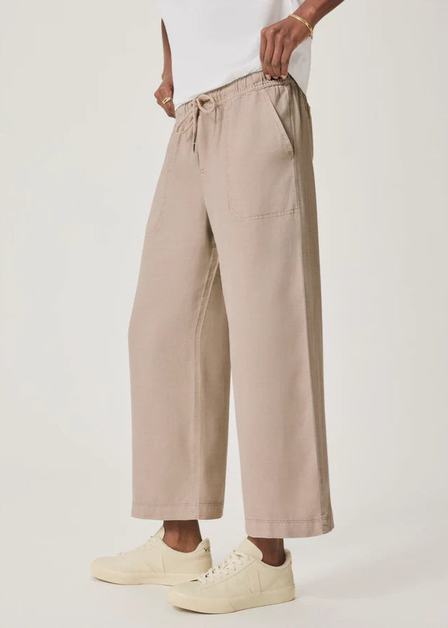 Splendid Angie Crop Wide Leg Fawn