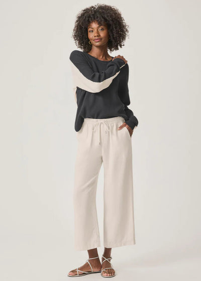 Splendid Angie Crop Wide Leg Moonstone