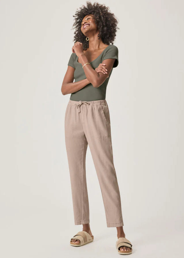 Splendid Angie Straight Leg Pant Fawn