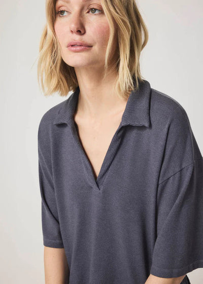Splendid The Brooke S/S Polo Ash Navy