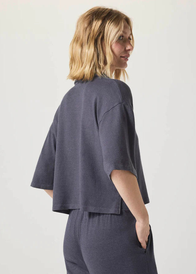 Splendid The Brooke S/S Polo Ash Navy