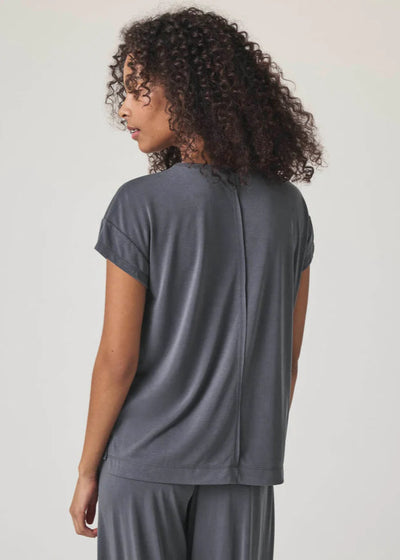 Splendid Giada Sandwash Tee Ink
