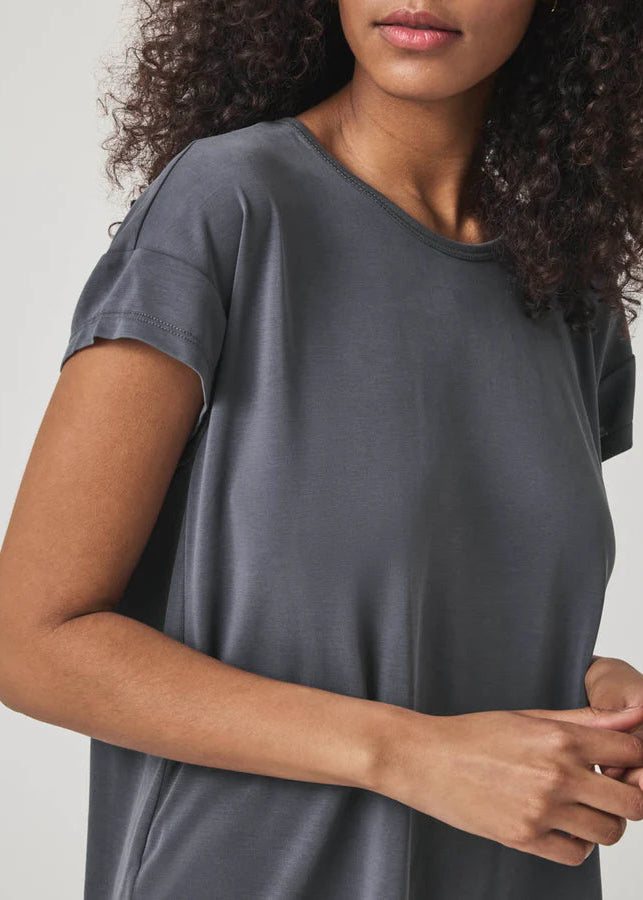 Splendid Giada Sandwash Tee Ink