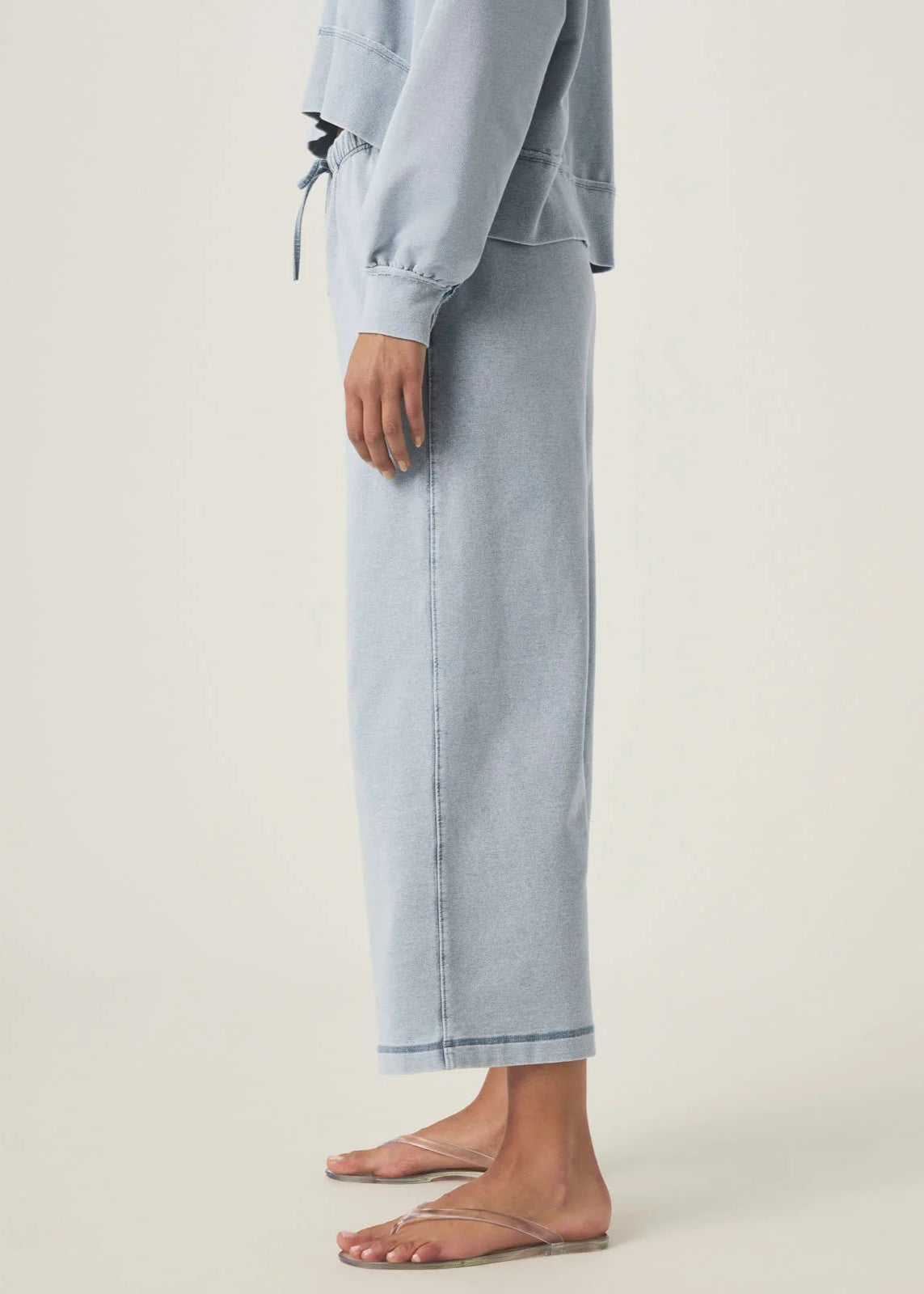 Splendid Hayden Terry Pants Bleached Indigo