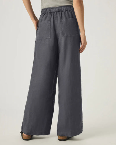 Splendid Stella Linen Full Length Pants Ink