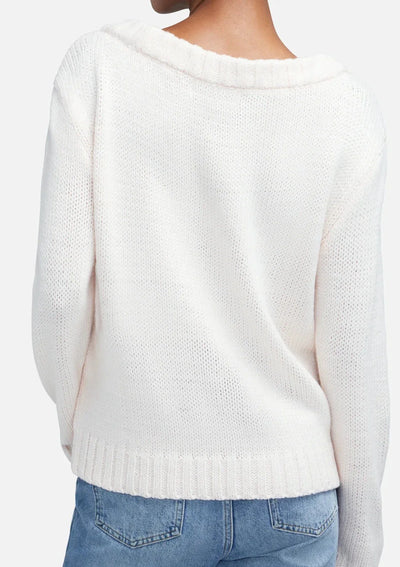 WILDFOX Violet “Snow Bunny” Sweater - Heavenly Pink