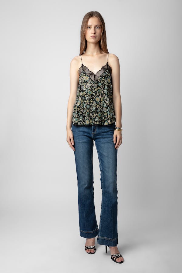 Zadig & Voltaire Christy Bali Strass Cami - Black