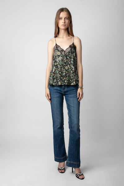 Zadig & Voltaire Christy Bali Strass Cami - Black