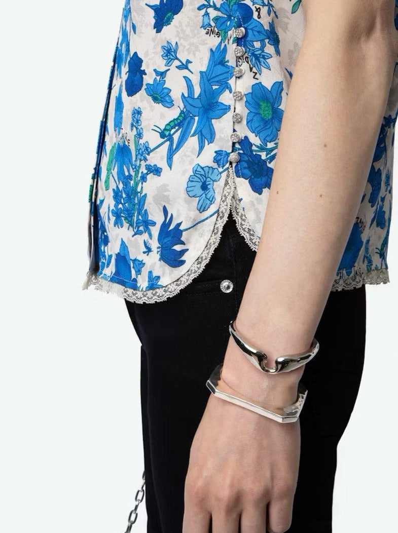 Zadig & Voltaire Tiffany Garden Flowers Blouse