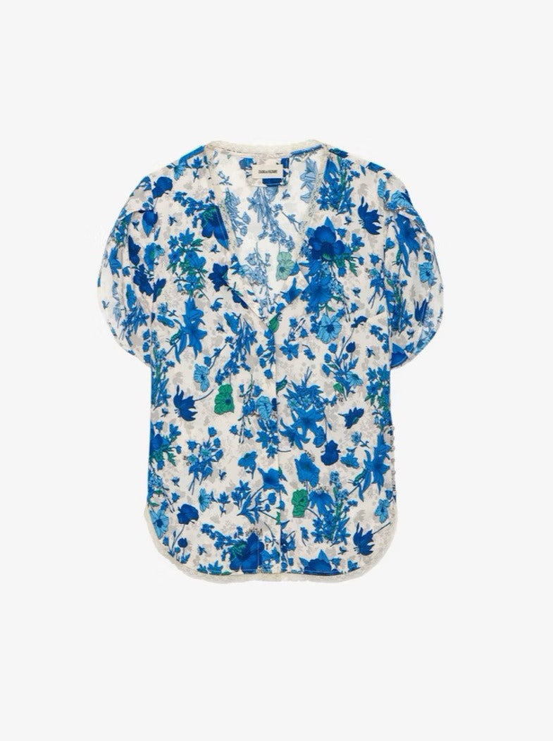 Zadig & Voltaire Tiffany Garden Flowers Blouse