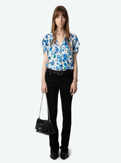 Zadig & Voltaire Tiffany Garden Flowers Blouse