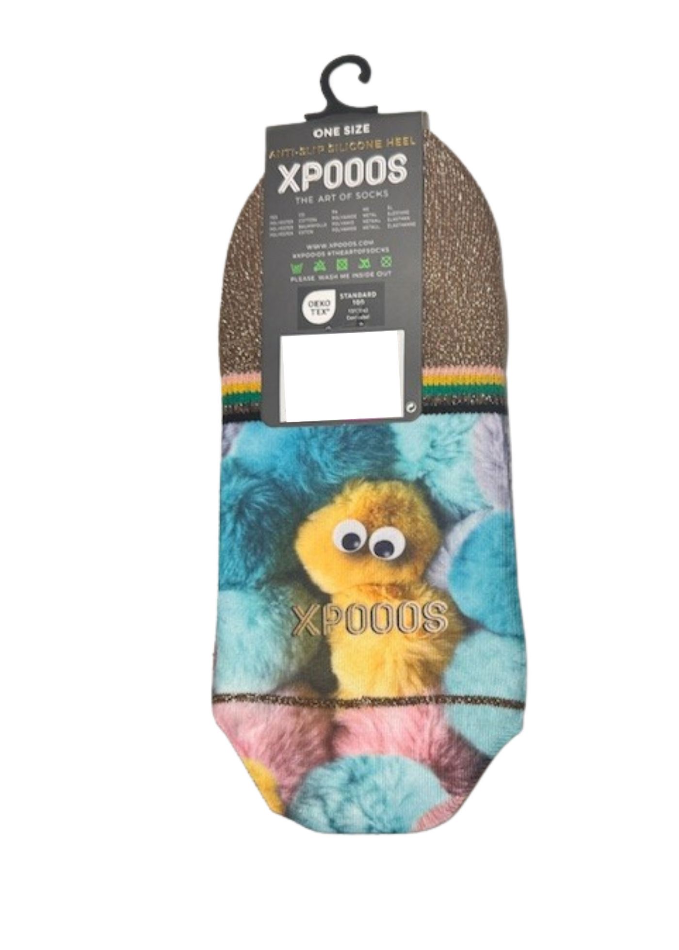 XPOOOS Footies Cutie Pom Pom