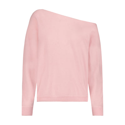 Minnie Rose Cotton Off The Shoulder Baby Pink