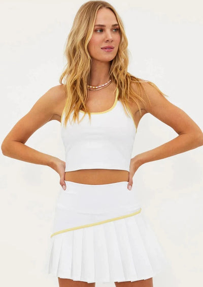 Beach Riot Yara Sports Tank - White