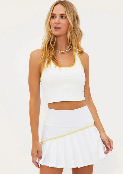 Beach Riot Yara Sports Tank - White