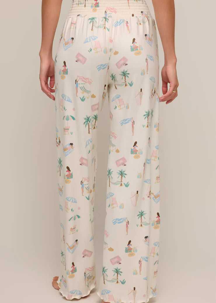 Z Supply Dawn Beach Days Pant Bone