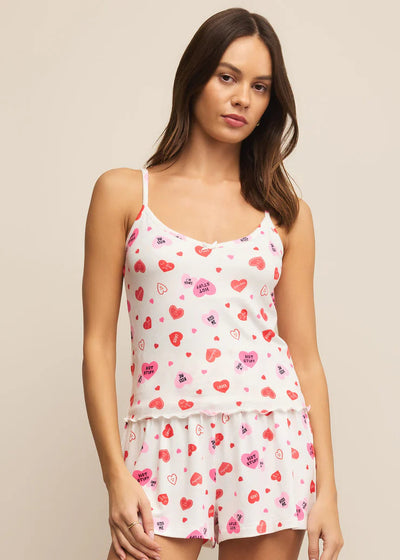 Z Supply Carmen Valentine Cami - Vanilla