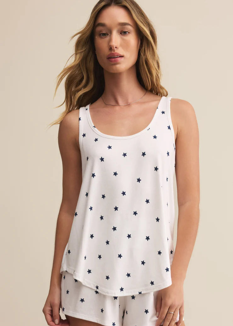 Z Supply This Love Mini Stars Tank White