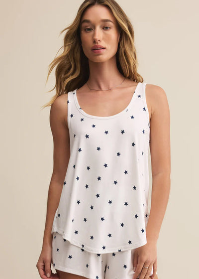 Z Supply This Love Mini Stars Tank White