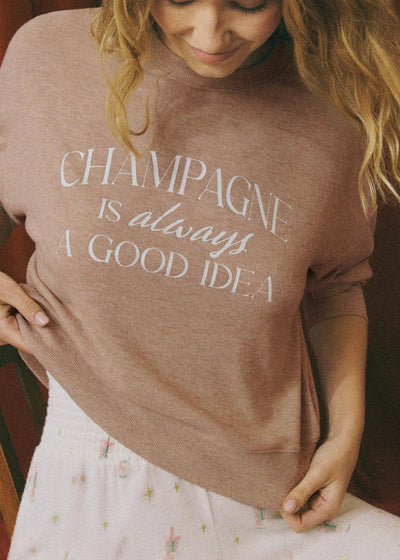 Z Supply Champagne Top Ice Coffee