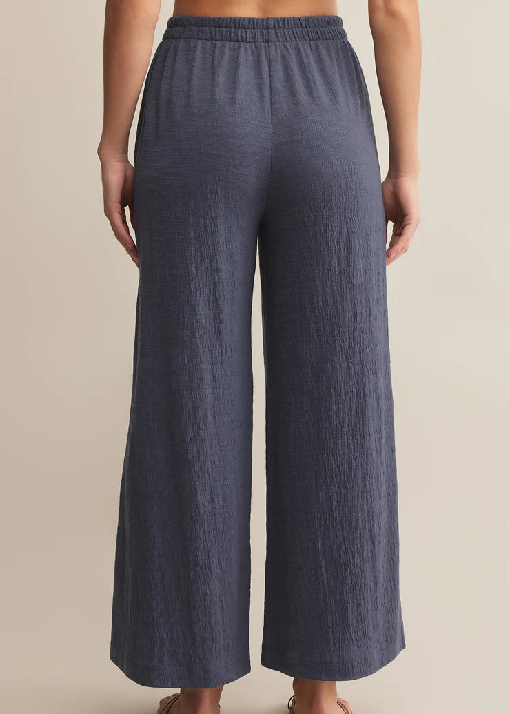 Z Supply Scout Textured Slub Pants Worn Blue
