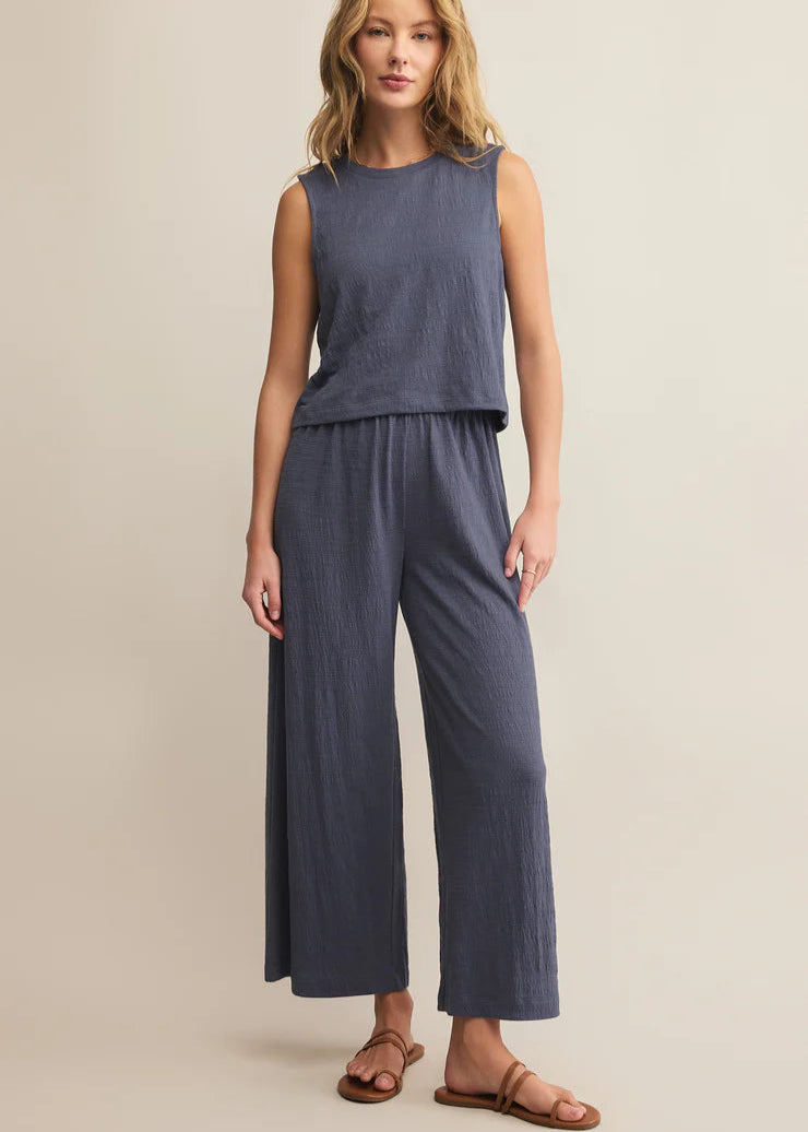 Z Supply Scout Textured Slub Pants Worn Blue