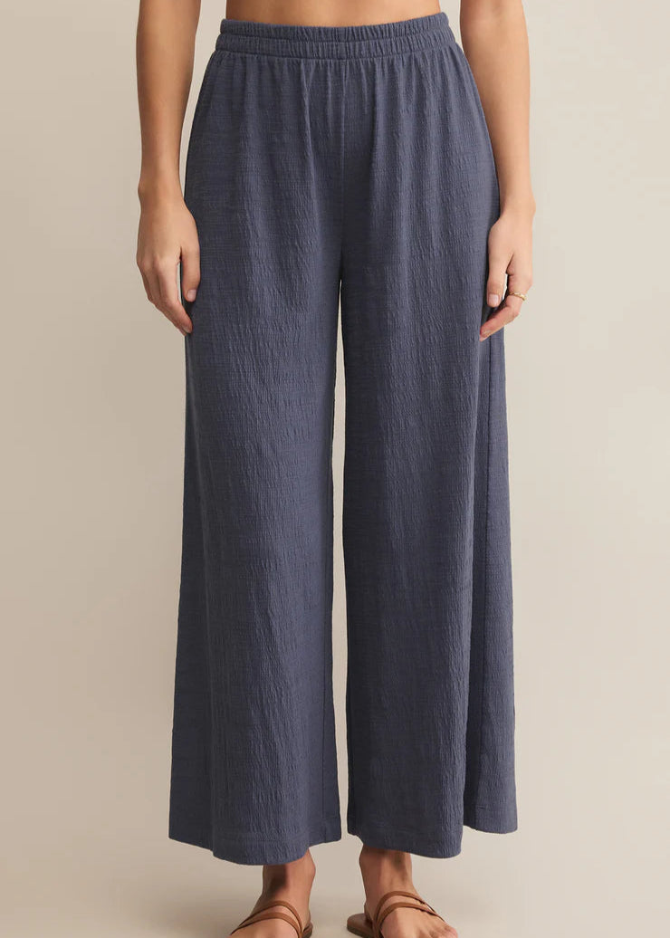 Z Supply Scout Textured Slub Pants Worn Blue