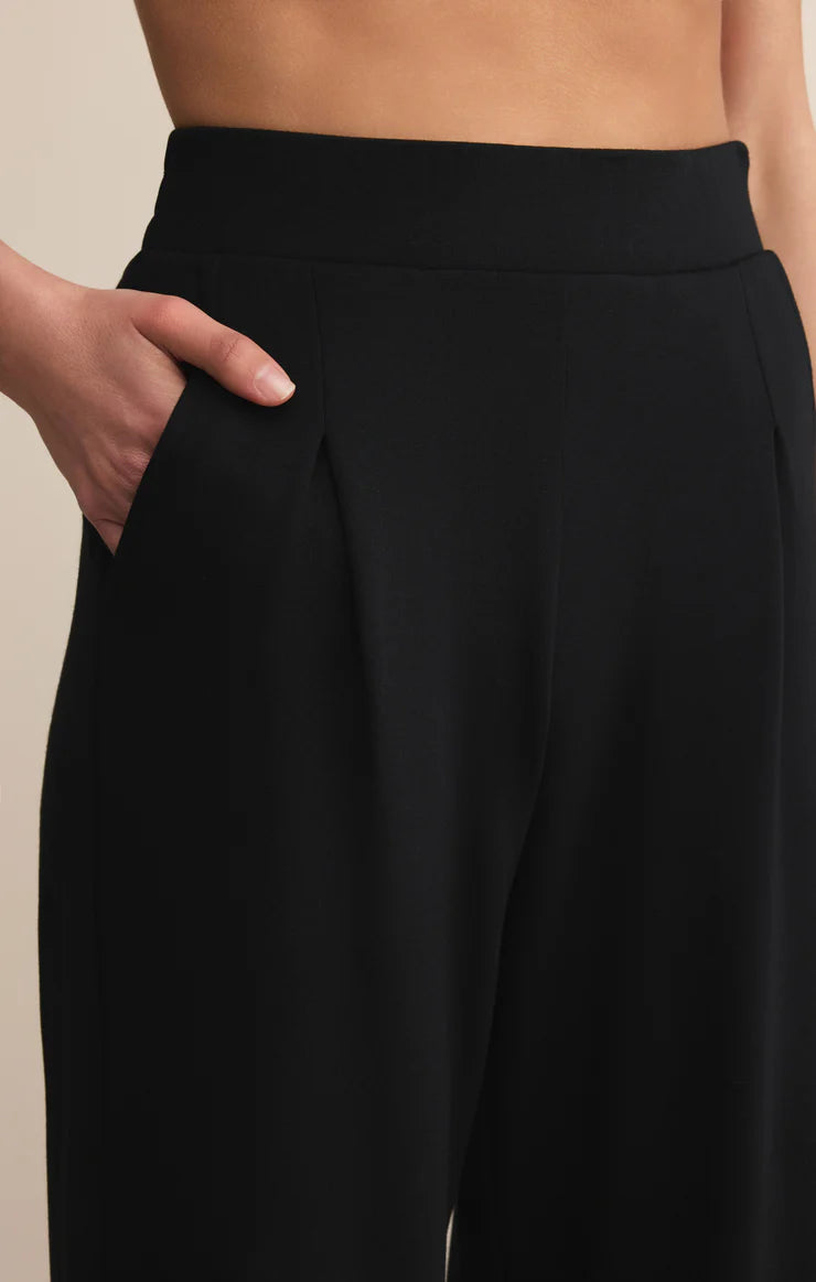 Z Supply Round Trip Black Pant