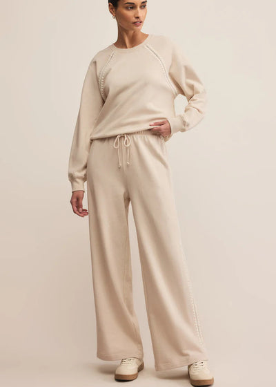Z Supply Take All Sweatpants Crystal