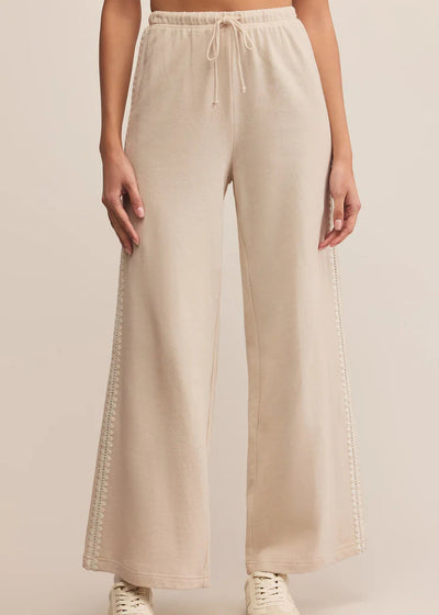 Z Supply Take All Sweatpants Crystal