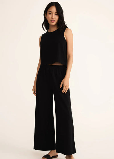 Z Supply Sloane Jersey Muscle Tee Black