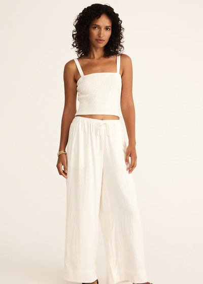 Z Supply Amelie Linen Top White
