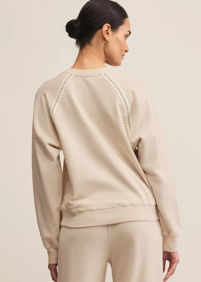 Z Supply All Around Sweatshirt Crystal