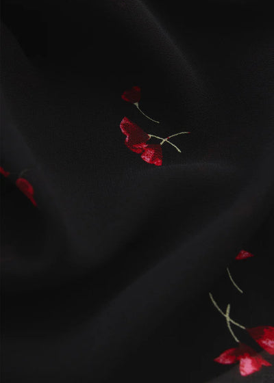 Z Supply Vivienne Rio Floral Top Black