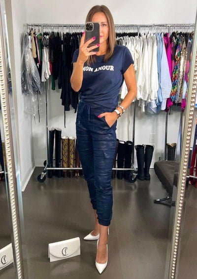 Zadig & Voltaire "Mon Amour" Tee - Navy