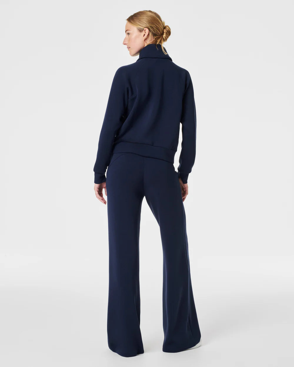 Spanx Air Essentials Half Zip Navy