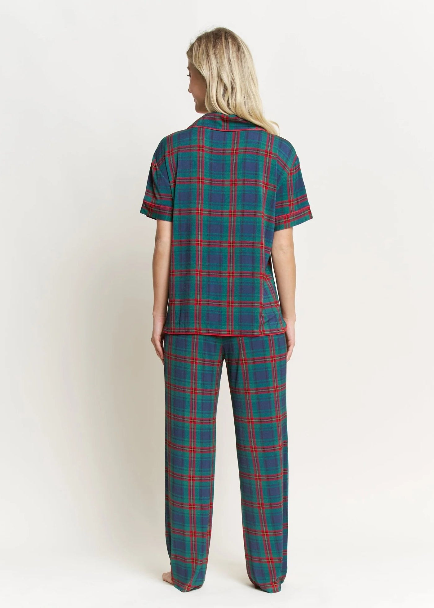 Honeydew S/S Pj Set Dream Spell Plaid