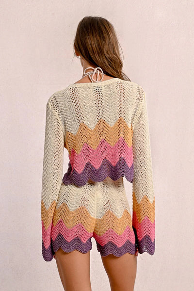 Molly Bracken Zig Zag Sweater Multicolour