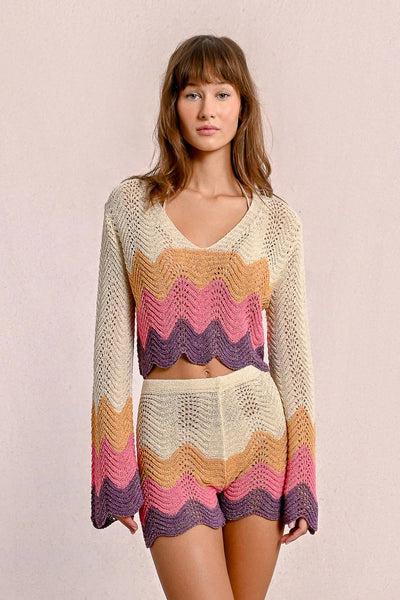 Molly Bracken Zig Zag Sweater Multicolour