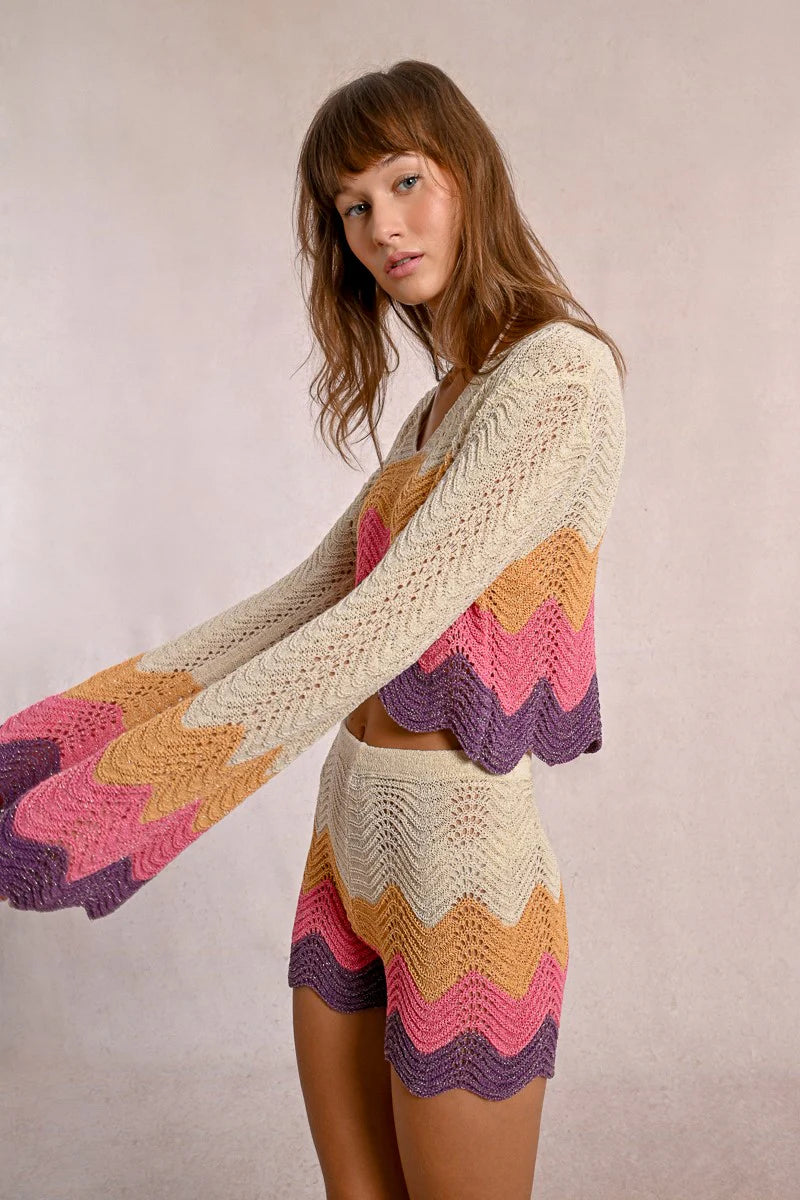 Molly Bracken Zig Zag Sweater Multicolour