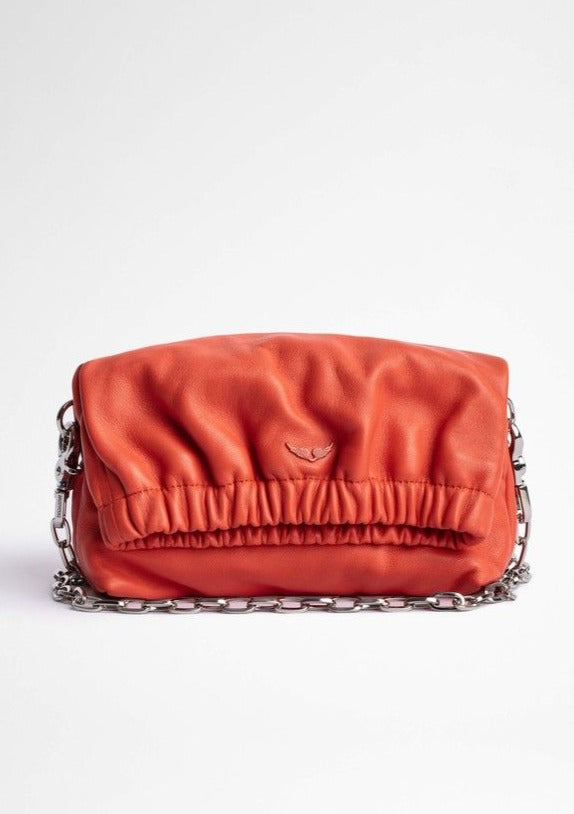 Zadig & Voltaire Rockyssime Smooth Lambskin Bag - Sunset