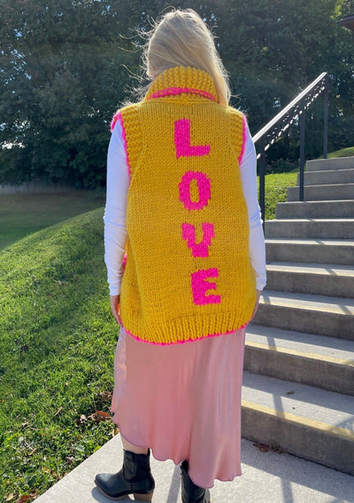GOGO Love Swing Wool Vest - Golden Yellow