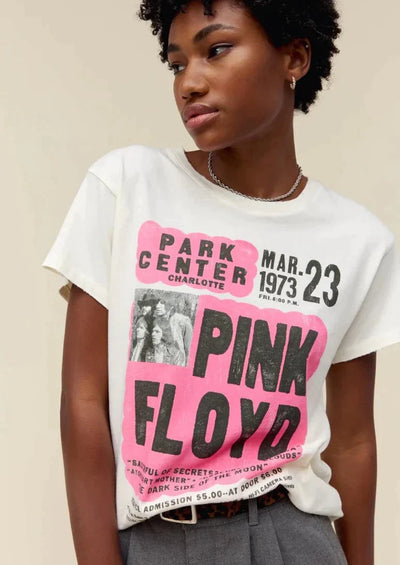 DayDreamer Pink Floyd 1973 Flyer Tee - Stone Vintage