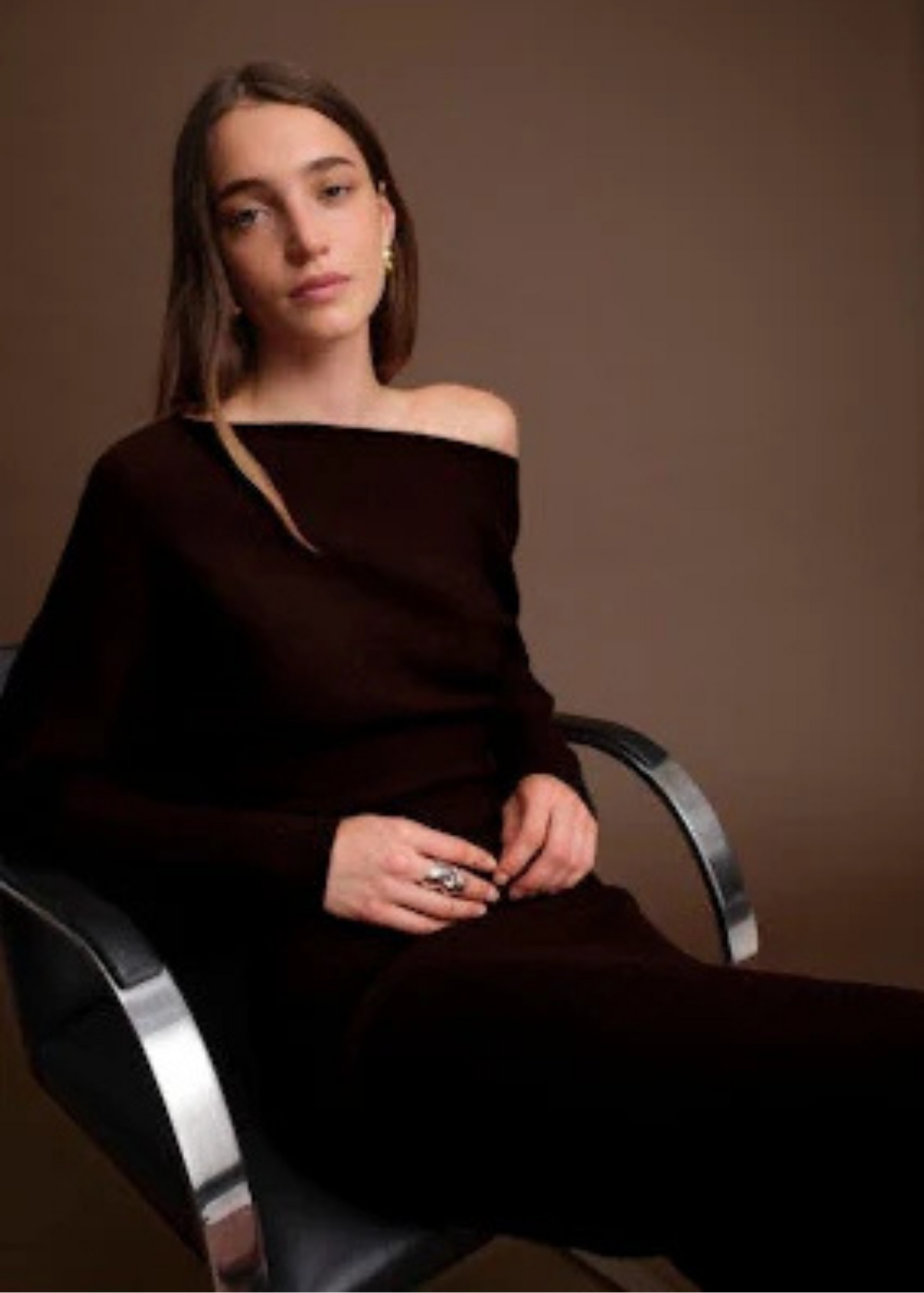 Deluc Elijah Knit Dress Black