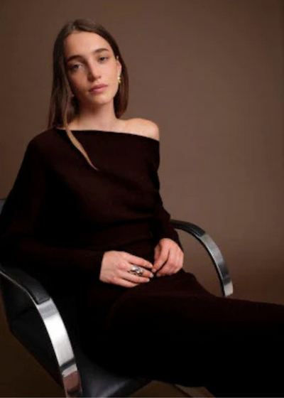 Deluc Elijah Knit Dress Black